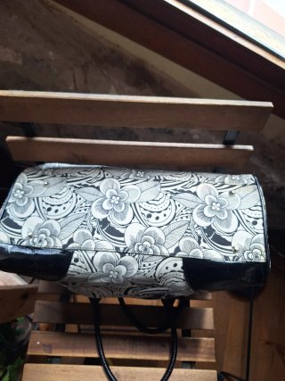 Bolso vintage flores de  hombro