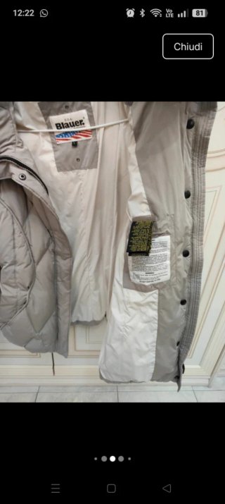 Blauer Giubbino Donna Beige