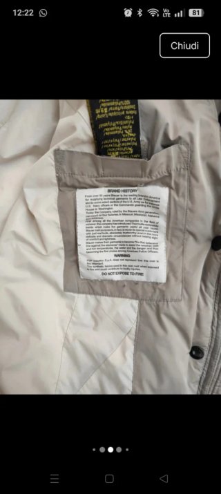Blauer Giubbino Donna Beige