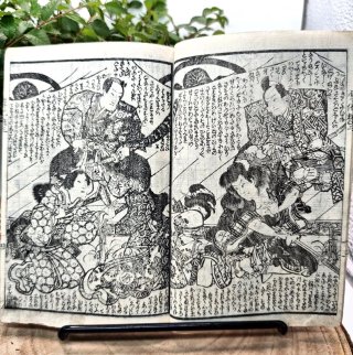 Libro Giappone Edo 1800 Illustrato Ukiyo-e
