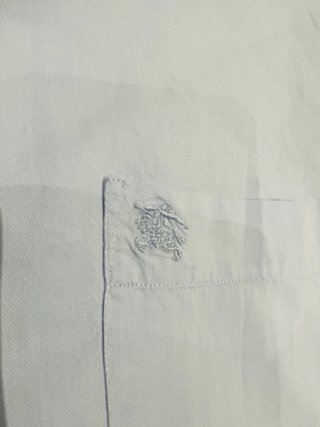 Camicia Burberry Uomo Azzurra