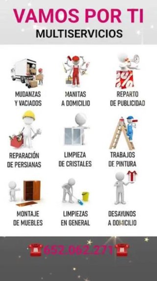 Chico manitas para trabajos en casa etc