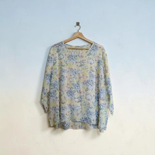 Blusa floral amarilla