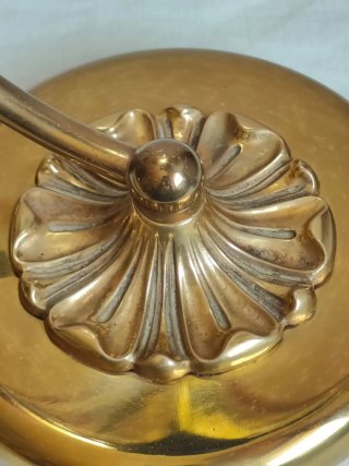 Coppia Abat-jour Vintage Oro Vetro