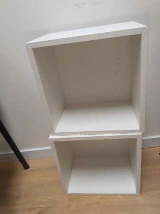 2 Estanterías Eket Ikea Blancas