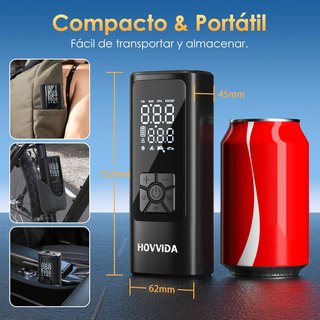- HOVVIDA compresor portátil inflador ruedas coc