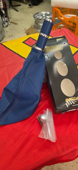 Freno de mano universal azul Isotta