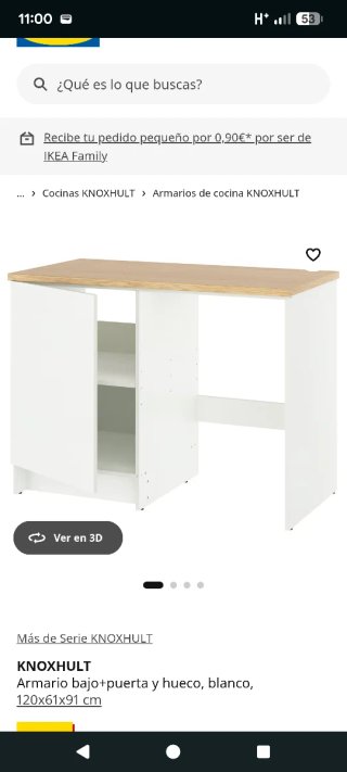 Mueble para lavadora KNOXHULT Ikea