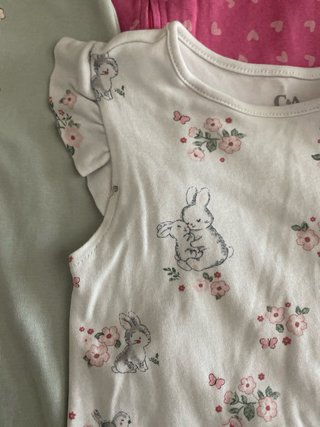 Lote 5 pijamas verano bebé estampados