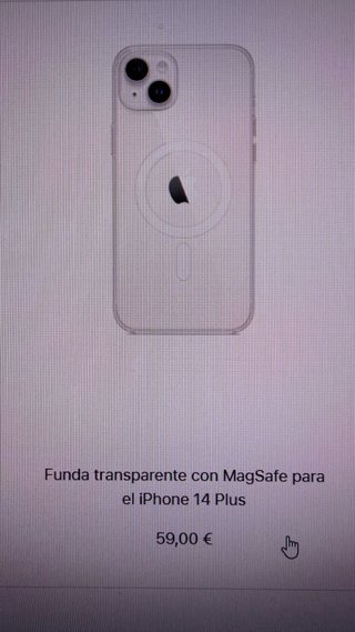 Funda iPhone 14 Plus Transparente MagSafe