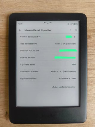 Kindle 10ª Gen Negro
