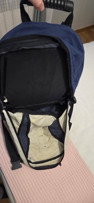 Mochila BENZI 50L Beige/Azul