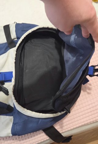 Mochila BENZI 50L Beige/Azul