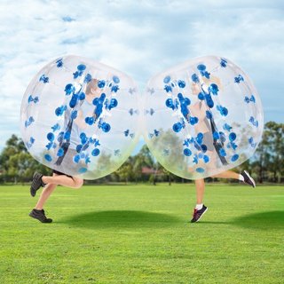 Bola Inflable de Choque 1-Pack, Bolas Zorb de Cuerpo Sumo de 4FT/1.2M para Adolescentes y Adultos, Bolas de Burbuja Humana de PVC de 0.8mm de Grosor para Juegos de Equipo al Aire Libre, Juguetes d...