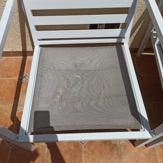 Sillón silla Metal de jardín set de 2