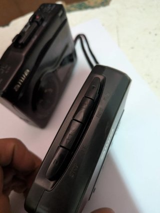 2x Lettori Cassette Aiwa TX366 TP-550 Vintage