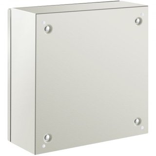 Caja Eléctrica de Acero NEMA, 50x50x15 cm Caja Eléctrica de Acero NEMA 4X, Impermeable y a Prueba de Polvo IP66, Caja de Junta Eléctrica para Uso Interior/Exterior, con Placa de Montaje