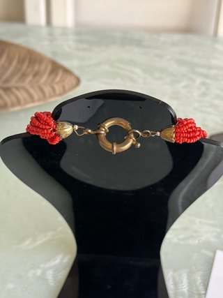 Collana corallo rosso