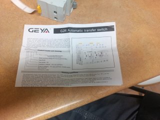 Conmutador Automático Transferencia GEYA