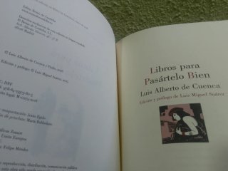 Libros para pasártelo bien Luis Alberto de Cuenca