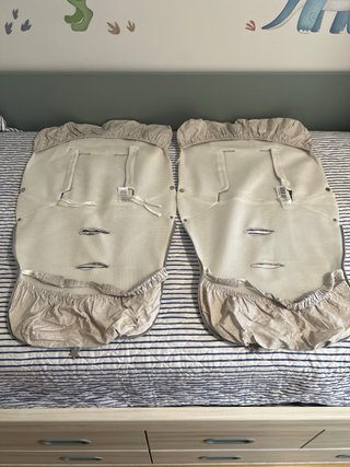 Sacos gemelares con mantas a juego