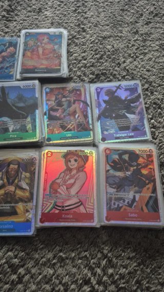 Lote Cartas One Piece SR