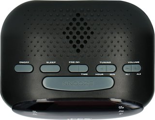 ICES radio reloj moderno alarma dual