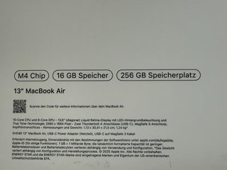 MacBook Air M4 Plata 16/256 Gb
