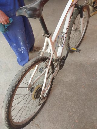 Bicicleta BTT Blanca bTwin
