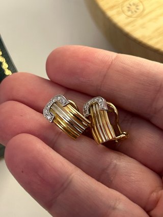 Pendientes Oro y diamantes