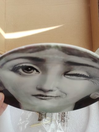 Plato Decorativo Estilo Fornasetti 20cm