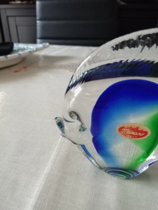 Pesce tropicale vetro sommerso Murano - Italy