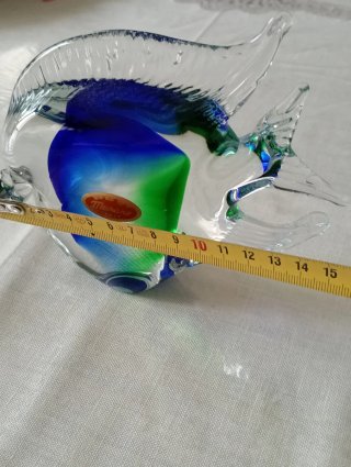 Pesce tropicale vetro sommerso Murano - Italy