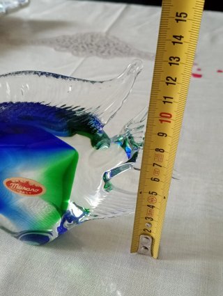 Pesce tropicale vetro sommerso Murano - Italy