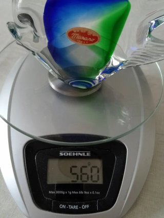 Pesce tropicale vetro sommerso Murano - Italy