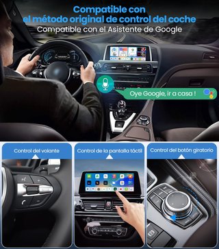 TIMEKNOW adaptador inalámbrico CarPlay BMW Android