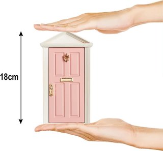 Puerta mágica Ratoncito Pérez madera rosa