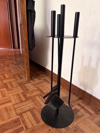 Set de chimenea negro