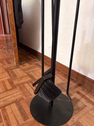 Set de chimenea negro