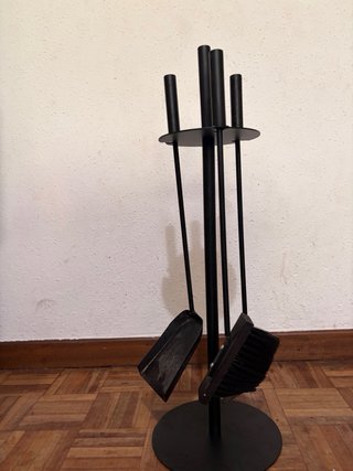 Set de chimenea negro
