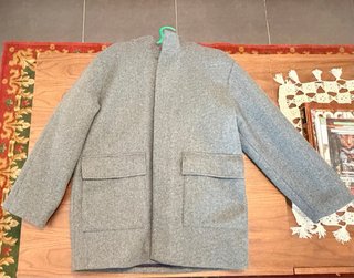 Abrigo niño gris talla 11-12