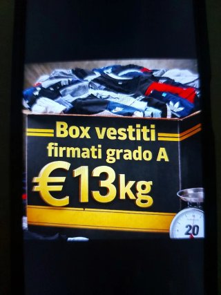 Box vestiti firmati grado A - 13€/kg