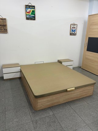 OFERTA!! Canape abatible + 2 mesitas de noche