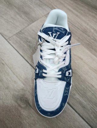 Deportivas Louis Vuitton Azul/Blanco