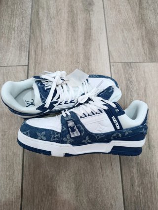 Deportivas Louis Vuitton Azul/Blanco