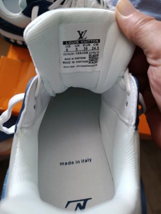 Deportivas Louis Vuitton Azul/Blanco