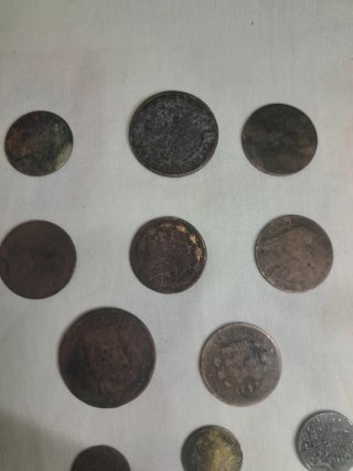 Lote de monedas antiguas españolas