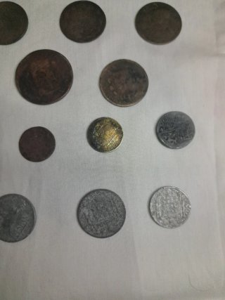 Lote de monedas antiguas españolas