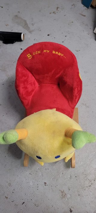 Balancín infantil de madera