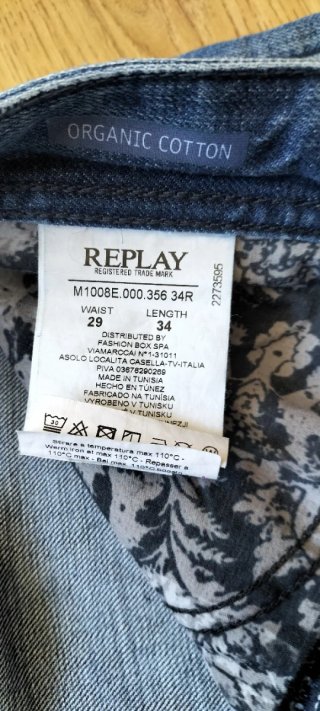 Pantalón vaquero Replay azul